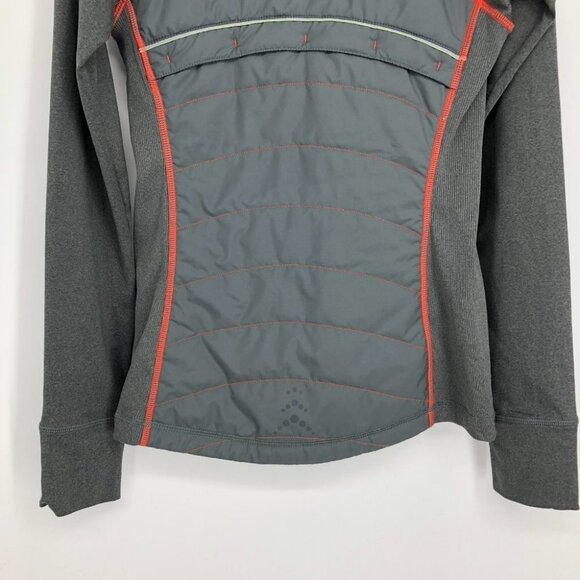 REI Co-op Grey w/Orange Stitching Women's Synthetic Insulation Jacket size XS - Picture 8 of 16